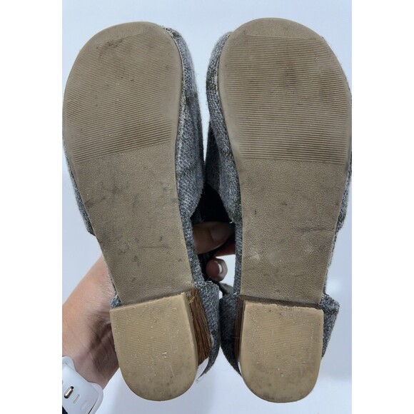 Joyfolie Girls Size 13 Bow Booties In London Fog, Gray Plaid! - Picture 8 of 9